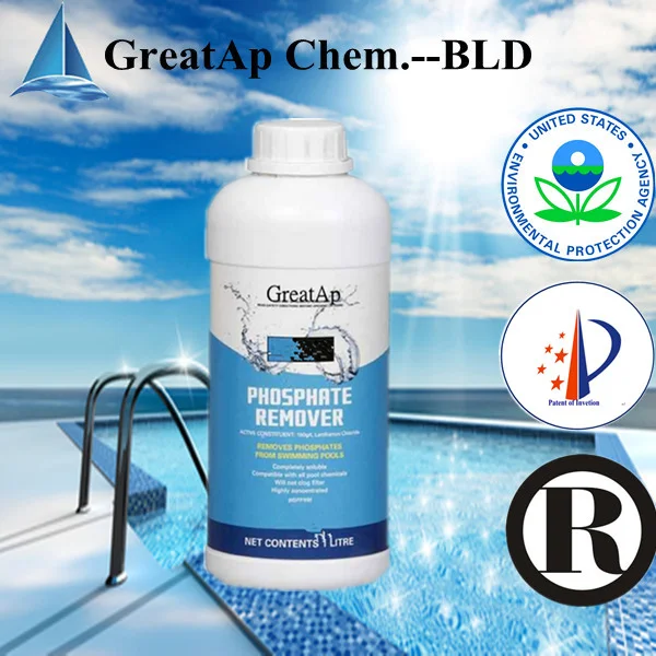 Лантан хлорид фосфат удаление химических веществ для контроля коричневых водорослей