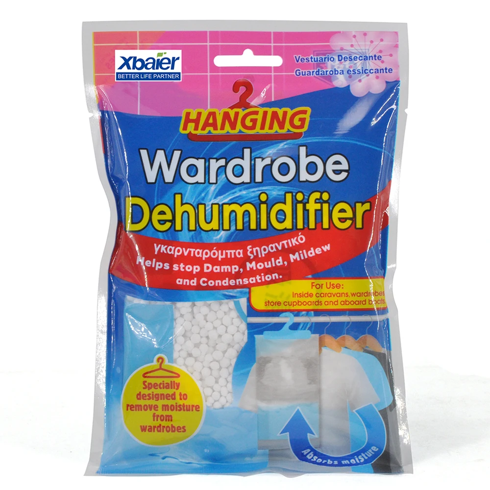 Wholesale Scented Hanging Wardrobe Dehumidifier Bag Moisture Absorber