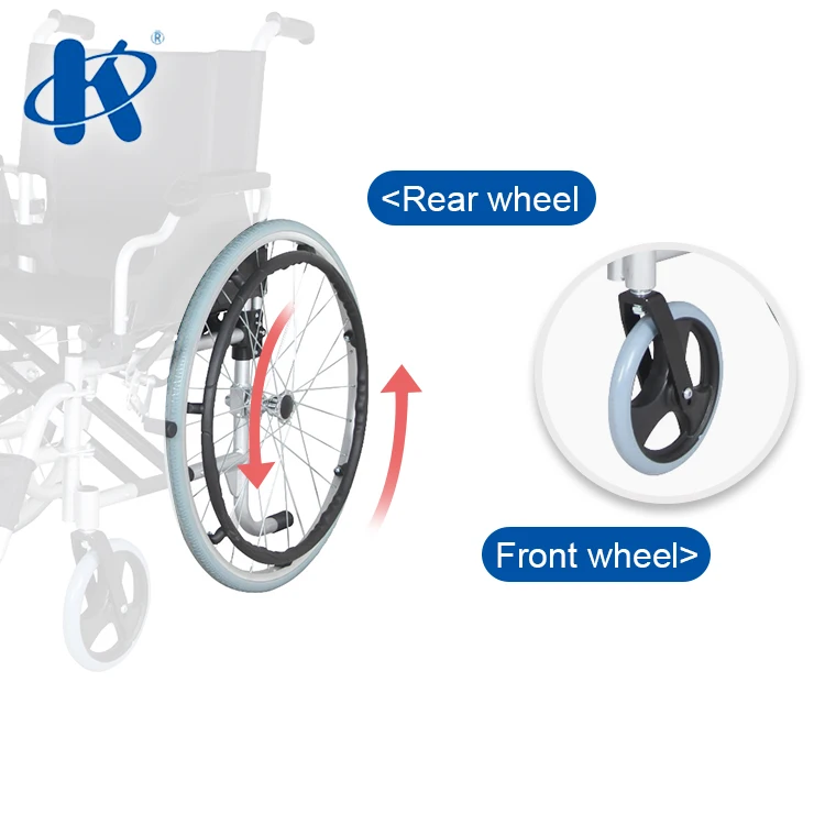 KY903L Kaiyang guangdong foshan Wheelchair manufacturer orthopedic surgical Aluminum Manual Wheelchair