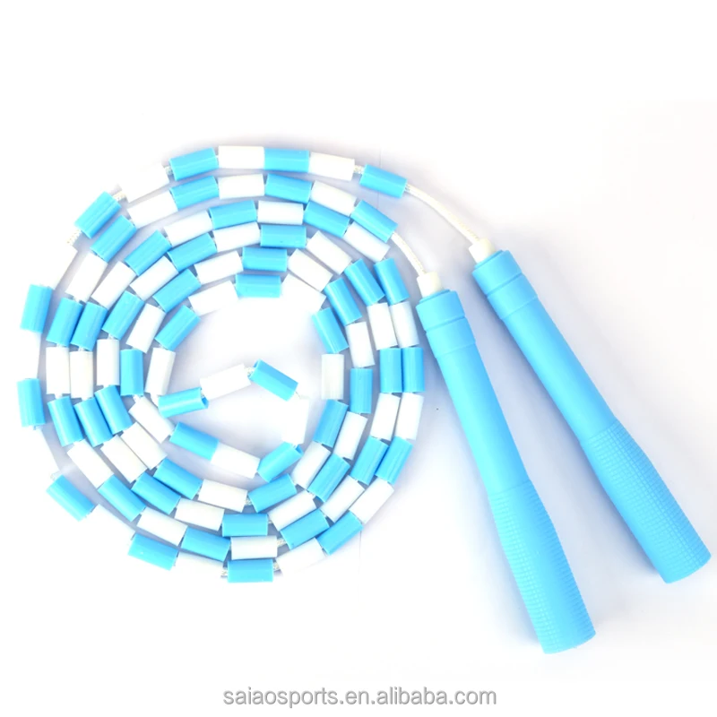 Cheap jump skipping rope pvc rope double dutch bamboo knot rope