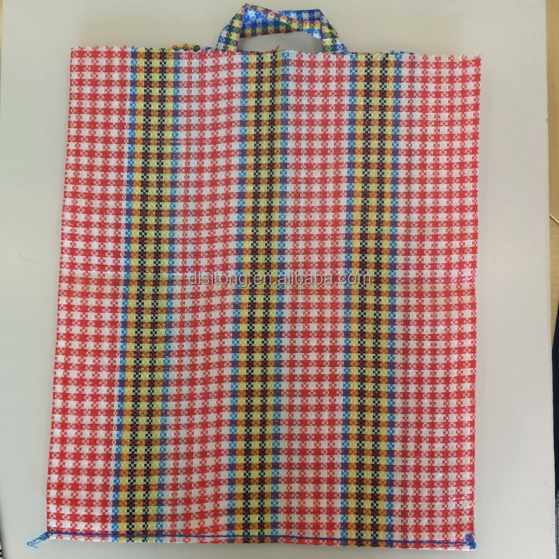 
PP woven handle bag for shopping to Africa 