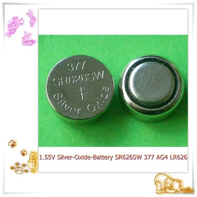 1.55V Coin Cell Battery SR626 SR626SW AG4 LR626 377A 377 Watch Battery