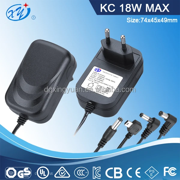 Delta Electronics Inc адаптер переменного тока 12 В 1250ma универсальный блок питания с различной вилкой