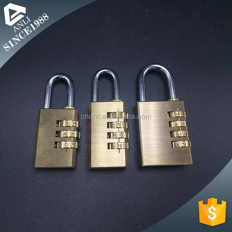 High quality brass custom small digit padlock combination