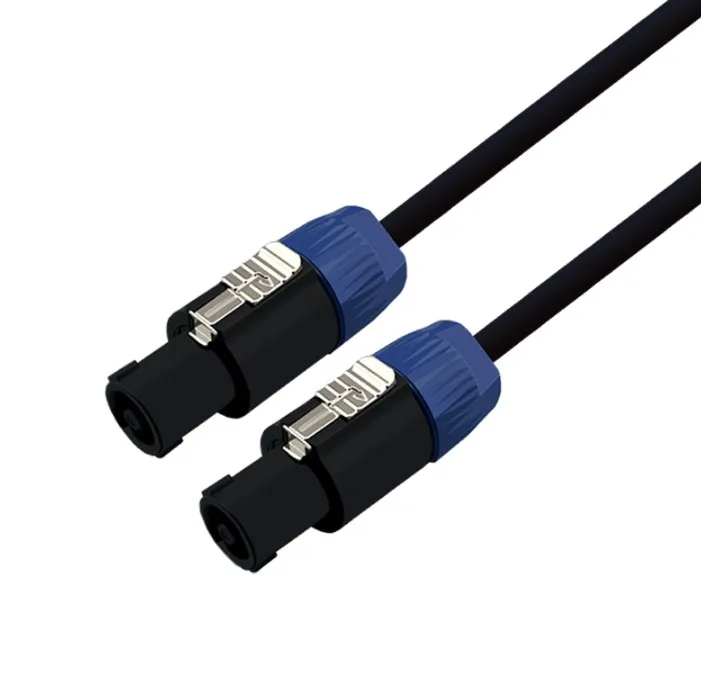 Adam Hall Cables 3 Star Serial Lautsprecherkabel 2 x 1.5 mm Lautsprecherverbinder 4Pol auf Standard  Lautsprecherverb DAP AUDIO