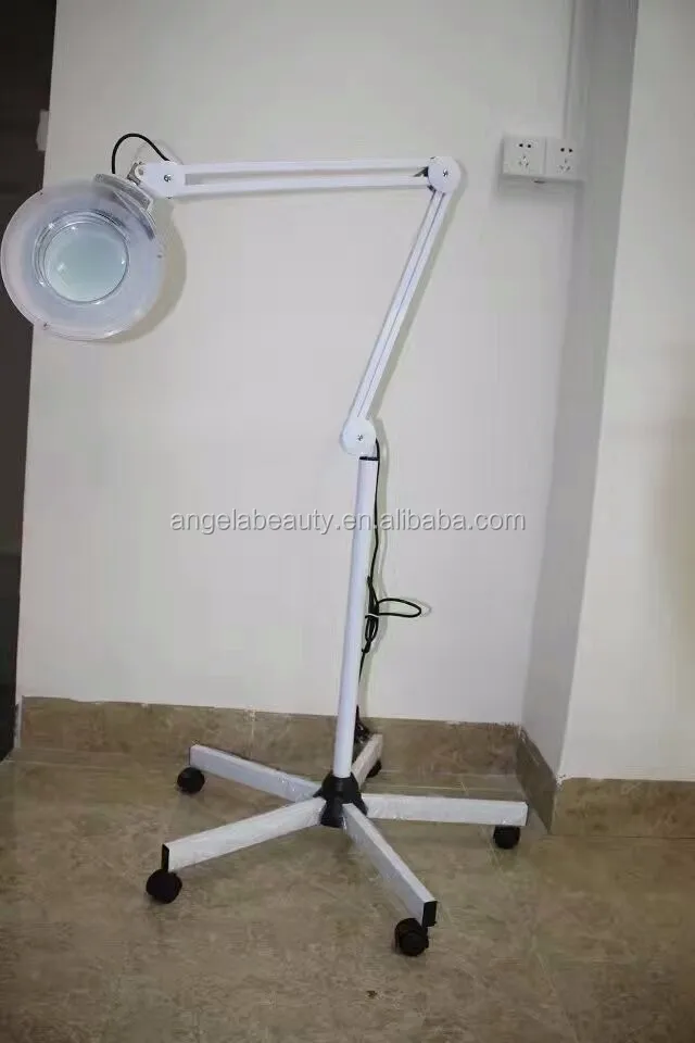 A1021 Hottest floor standing beauty salon use magnifying glasses for eyelash extensions