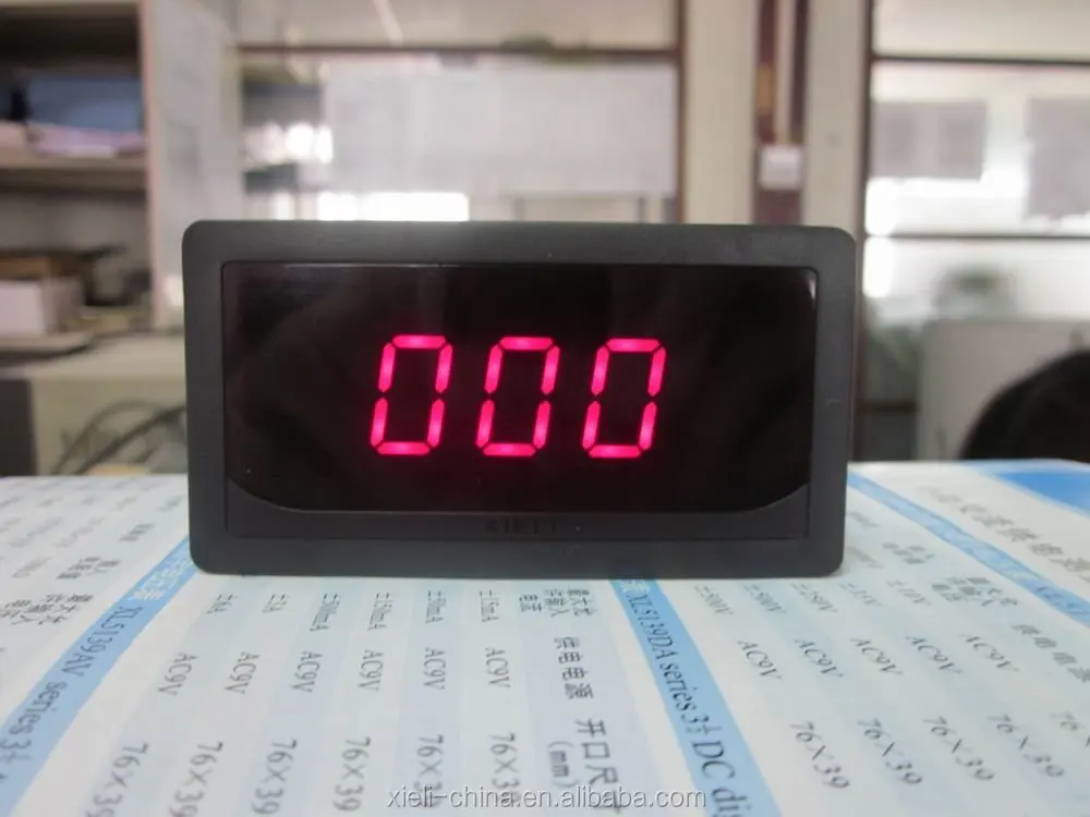 welding machinery ammeter 2v display 999 panel meter