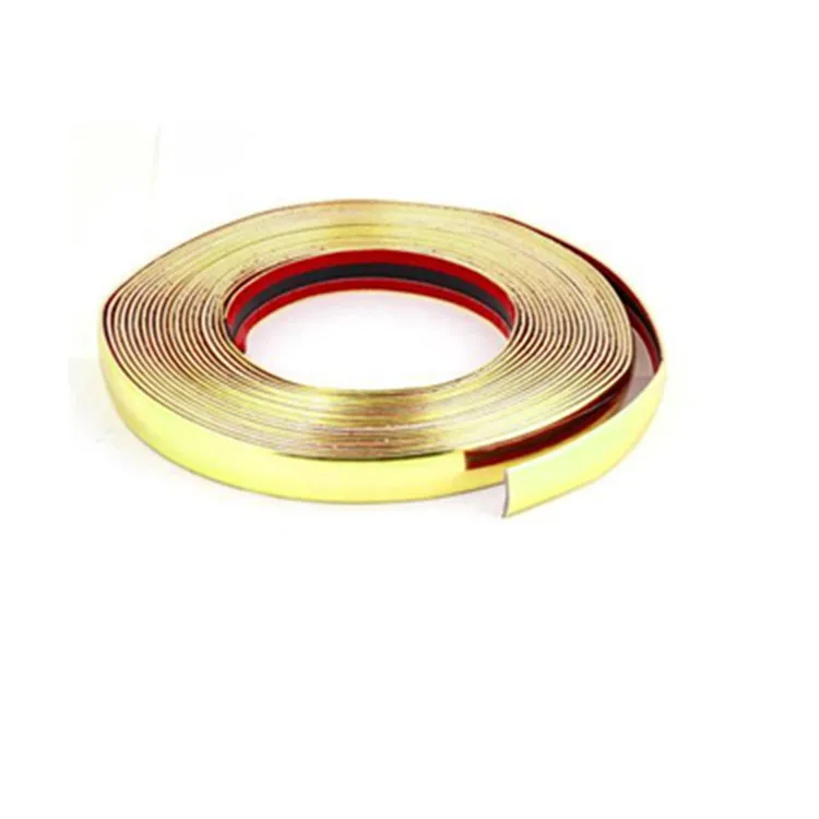 
PVC Protector Bumper Auto Body Chrome Moulding Trim Strip With 3M Adhesive Tape 