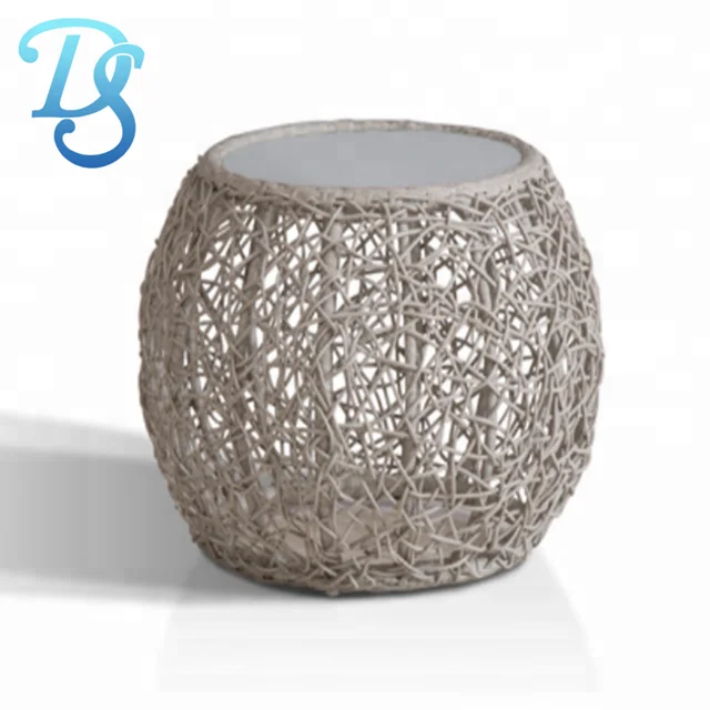 
New coming outdoor garden Casual dining tables and chairs ottoman 