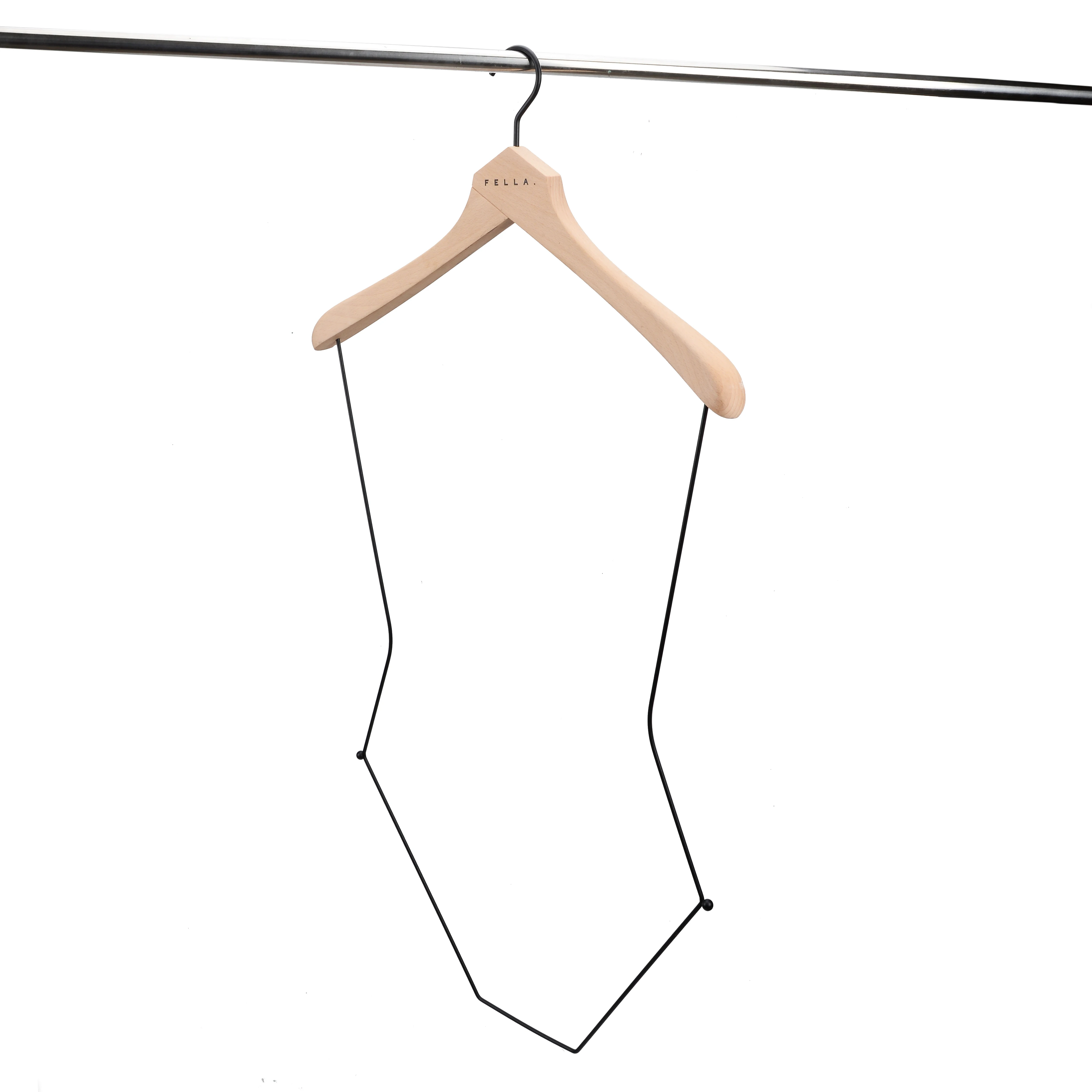 Deluxe Cuspidate Display Swimwear Wooden Bikini Clothing Hangers