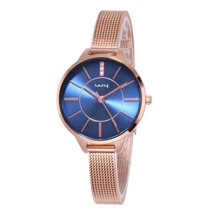 Dress Casual Female Wristwatch Women Quartz Wrist Watch No Numbers Stainless Steel For Sale