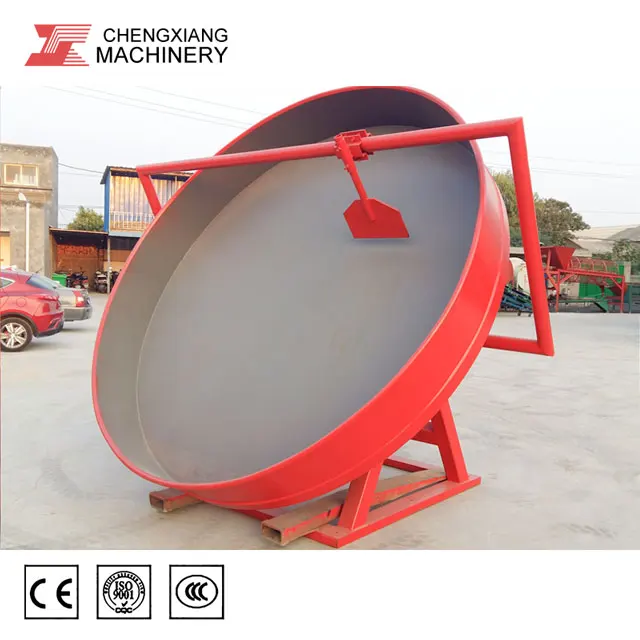 High quality disc type fertilizer granulator for making organic fertilizer