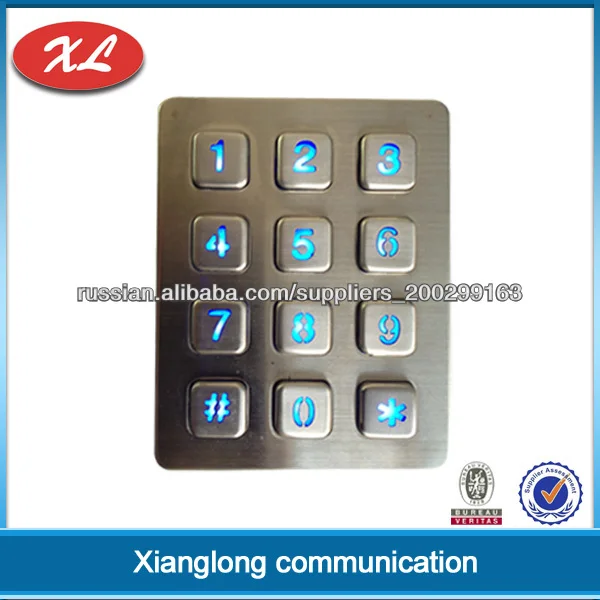 12 цифровой с подсветкой клавиатуры двери ключ контроля доступа
