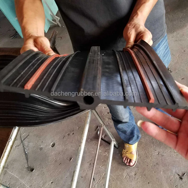 
Rubber water-stop with steel side 