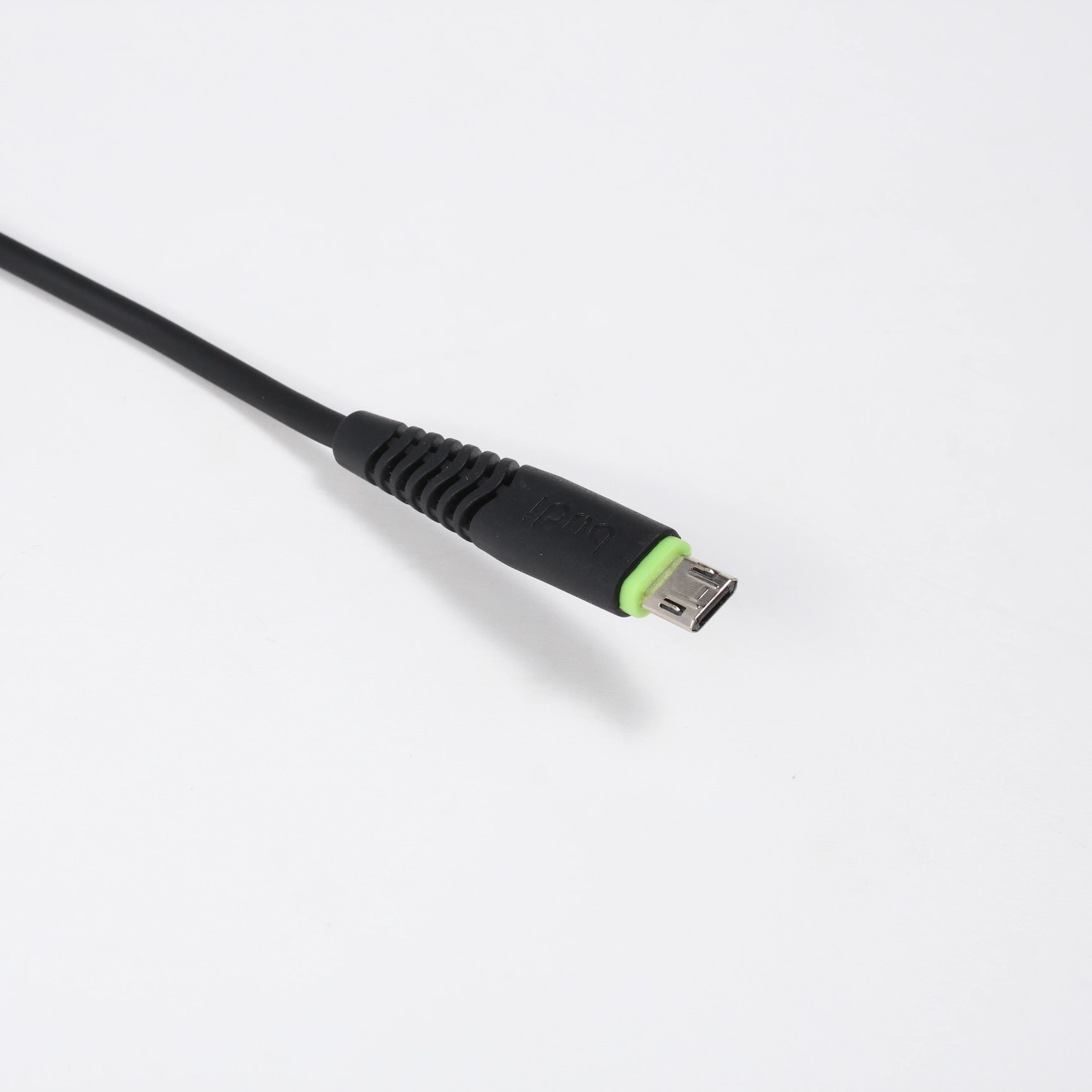 Budi factory wholesale Micro-USB to USB Charge/Sync TPE Cable can pass 2.4A current fast speed charger cable double side used