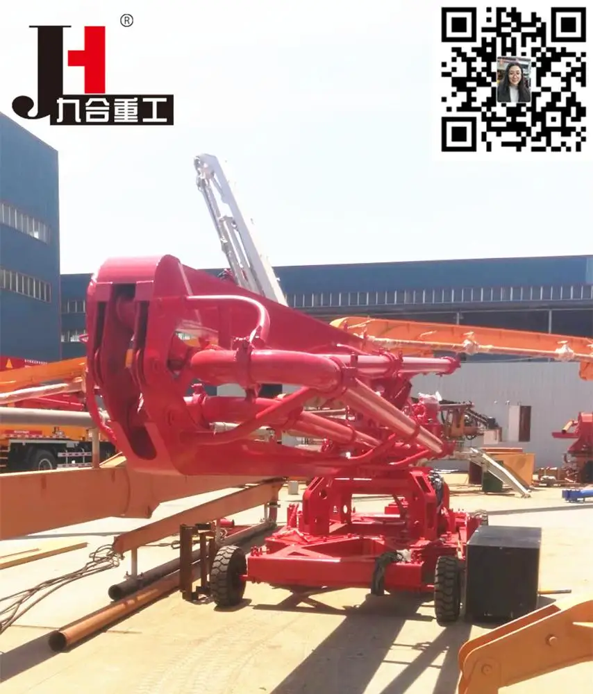 15m 17m 18m 21m 23m Spider concrete placing boom/concrete pump distributor /stationary concrete placing boom