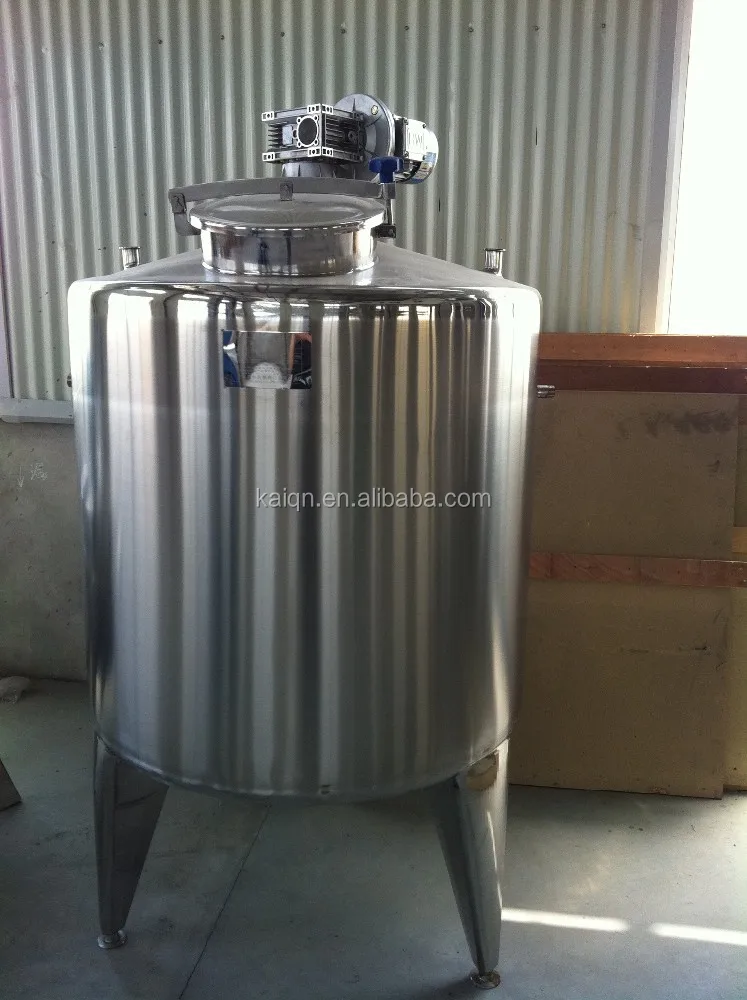 200 to 20000L liter stainless steel tank with mixer