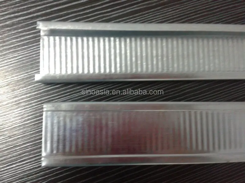 
Galvanized steel channel furring channel for drywall system 