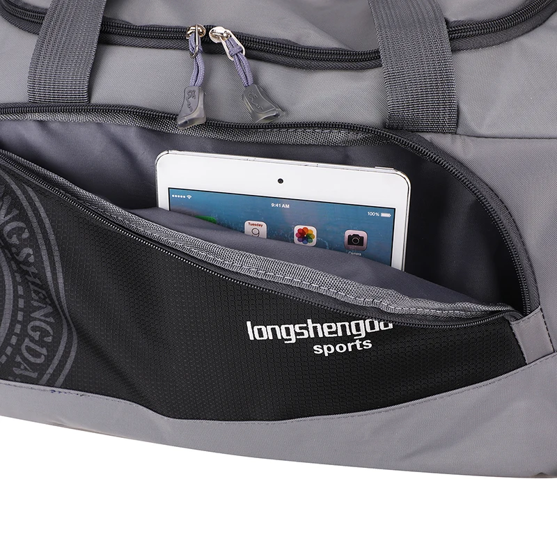 Новая женская спортивная сумка из полиэстера с логотипом на заказ, оптовая продажа, модная спортивная сумка для тренировок и фитнеса