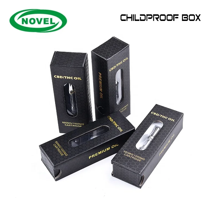 
wholesale custom empty cartridge packing paper box 510 vape cartrige packaging 