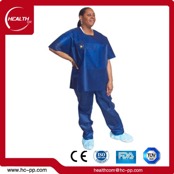 
Disposable Medical scrub/scrub suit/nurse hospital uniform designs 