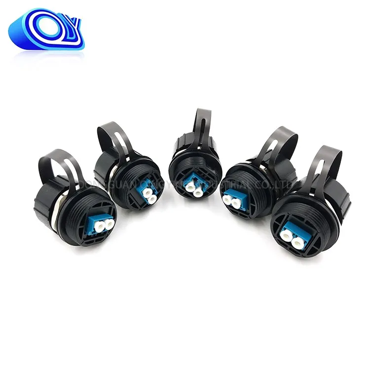 ODVA -LC Duplex IP67 Fiber Optic Cable Sealed Circular LC duplex ODVA patch cord ,RRU(RRH) waterproof connector