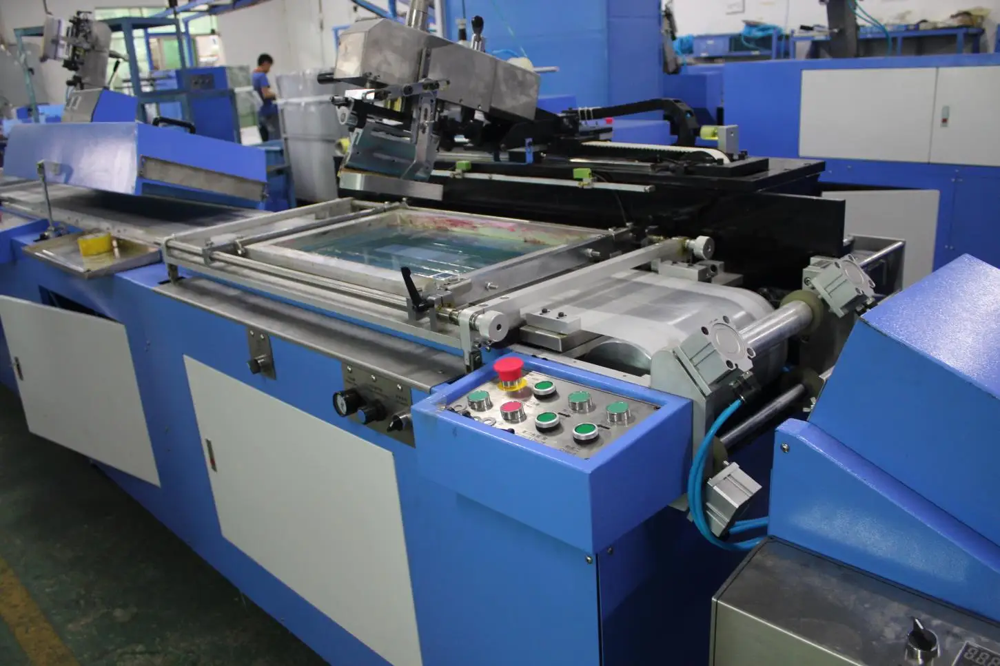 KINWAH(DOPSING) Cotton Labels Automatic silk screen printing machine equipment for sale