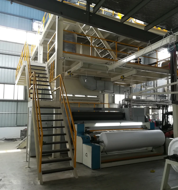 All Kinds Of Non Woven Fabrics Can Be Produced High Technology  Textile Processing Machine Production Line