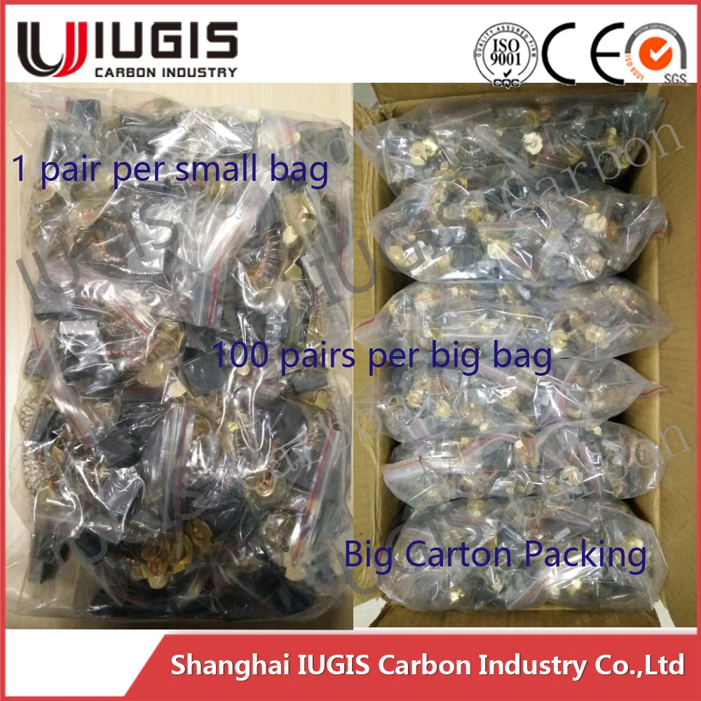 Hot sale carbon brushes for power tools spare parts factory price