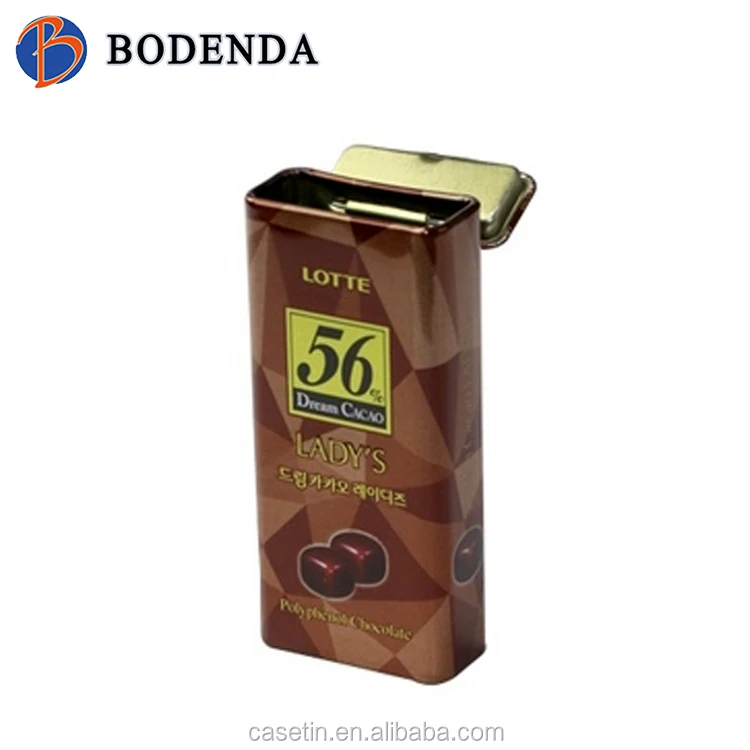  Мятный персонализированный жестяной контейнер для жевания жевательной резинки