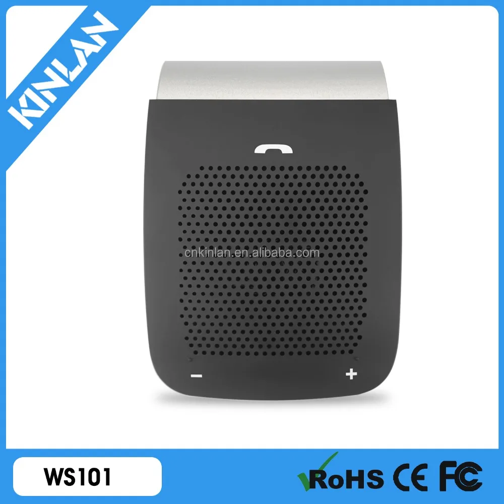 Kinlan WS101 Top Selling In-car Hands Free Calls Bluetooth Speaker Universal Car Visor Clip Wireless parlantes Bluetooth Speaker