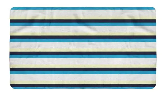 printed black and white stripe towels for hotel