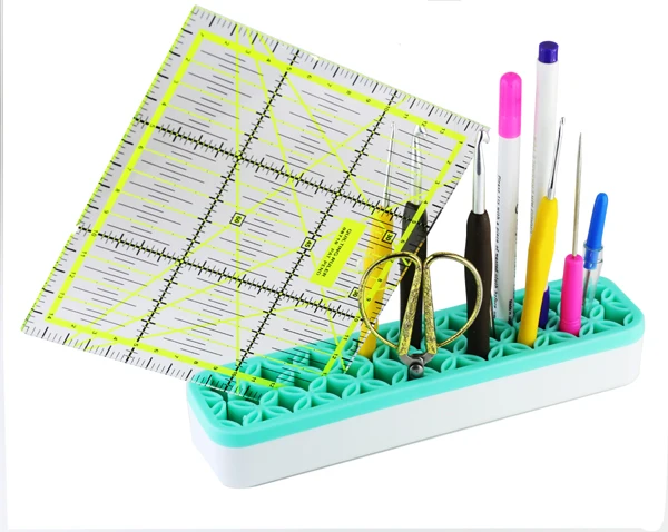 Hot sales OH Sew Organized Stash n Store sewing  notions storage stand holder  Silicone Makeup Brush Holder Cosmetic Organizer