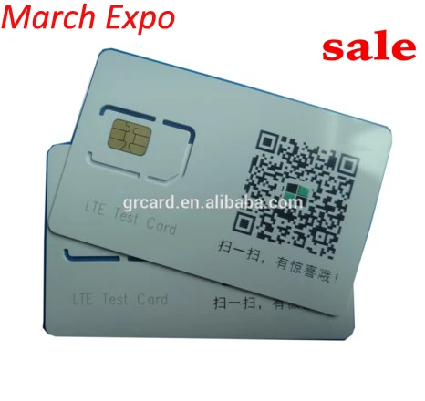
factory price 4g Micro GSM LTE test sim Card for CMU200 AG8960 tester 