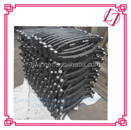 Trailer leaf spring-4 leaf-double eye-UNA220-UNA212