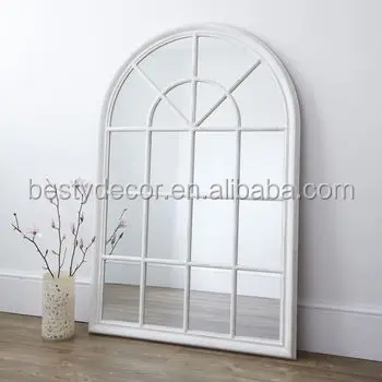 large arch decorative china  mirror window frame  vintage