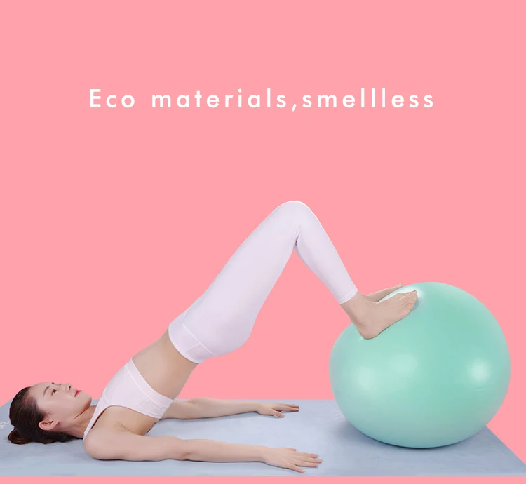 
65cm diameter china custom yoga resistance balance ball pilates 