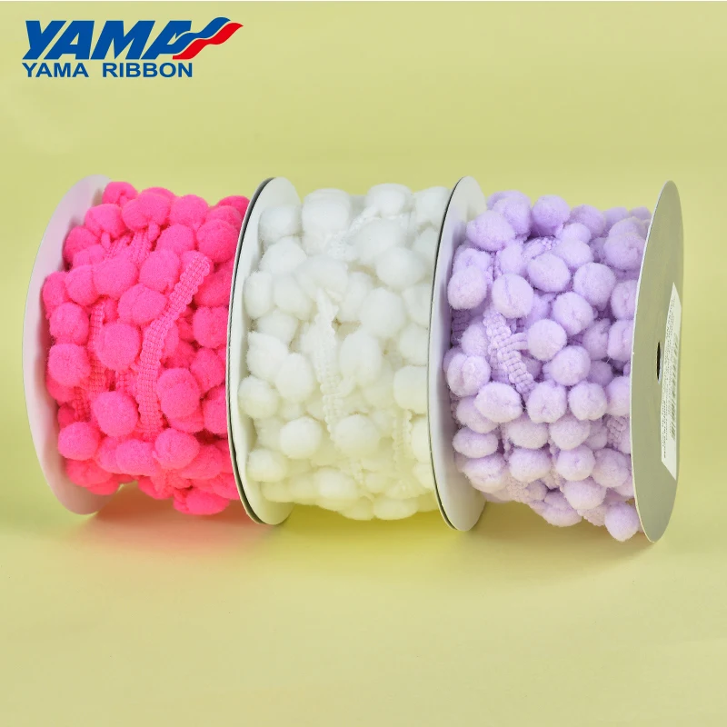 YAMA 6 mm 2 yard polyester and nylon double faces set diy ribbon mixed for gift