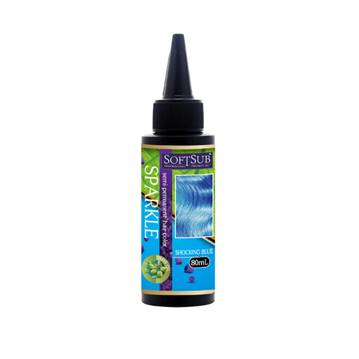 semi permanent hair dye cream liquid formula