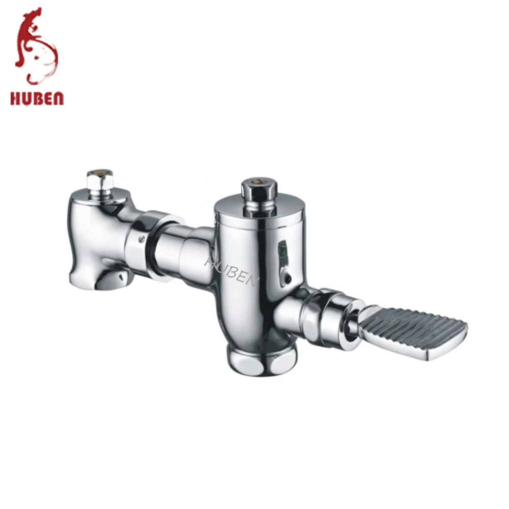 Brass chrome plated toilet flush valve 2015