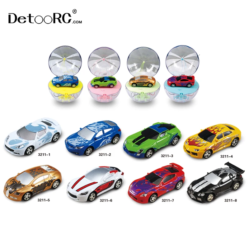 
Detoo 8styles Ball shape 1:67 radio control racing cars kids rc electric mini car toys 