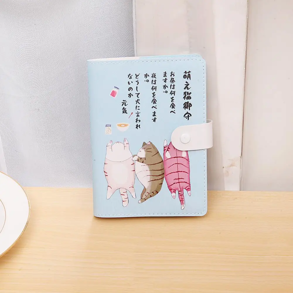 Korea stationery cute weekly planner PU cover mini notebook with CMYK printing for kids