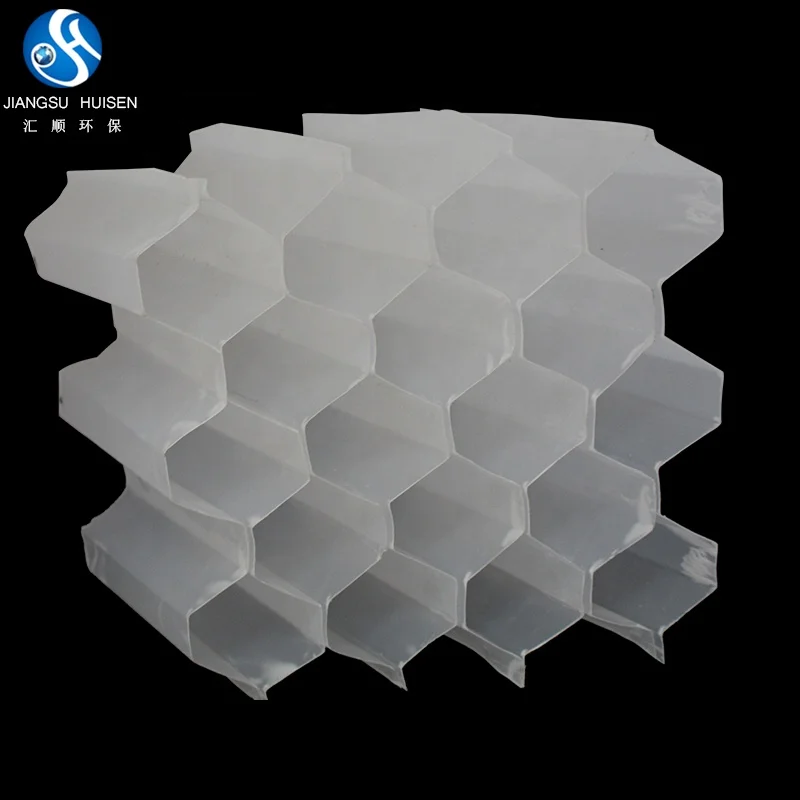 1m*1m PP PVC Tube Settler Waste Water Tank Filter Media Lamella Plate Clarifier