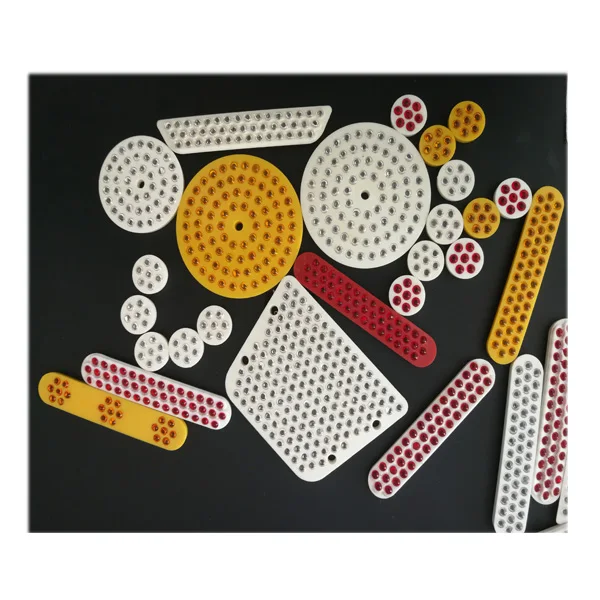 Glass Beads Reflective Plastic Road Reflector