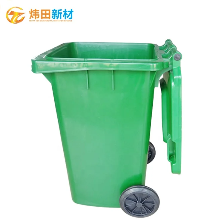 Китай, 100 литров, материал HDPE, Экологически чистая наружная мусорная корзина с колесами, мусорная корзина, мусорная корзина, пластиковая корзина