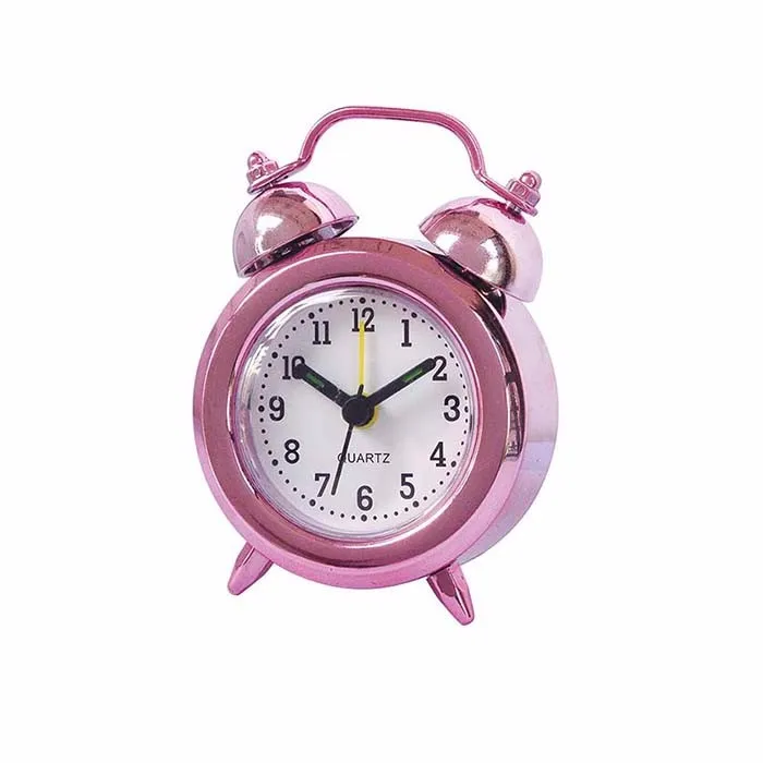 Pink Mini Smart Desk Clock with Sunrise Alarm and Wholesale Desk Clocks