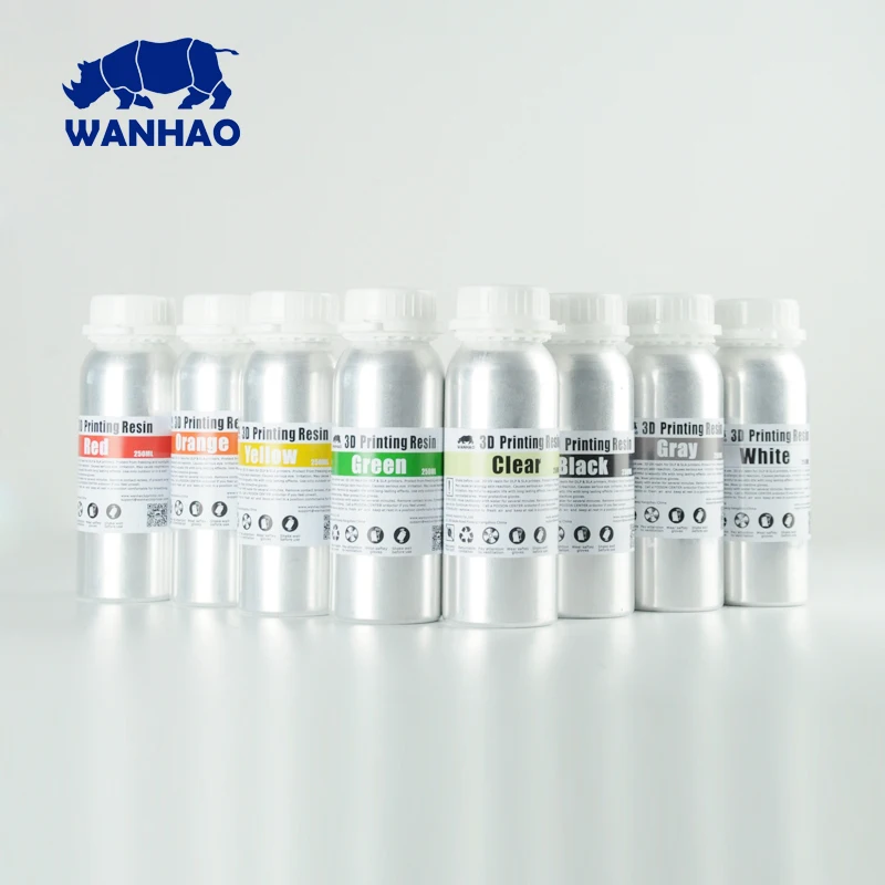 3D Printer Resin For DLP SLA 3D Printer, Wanhao 405 NM UV Resin With New Packing Aluminium Bottle, 1000ml/bottle