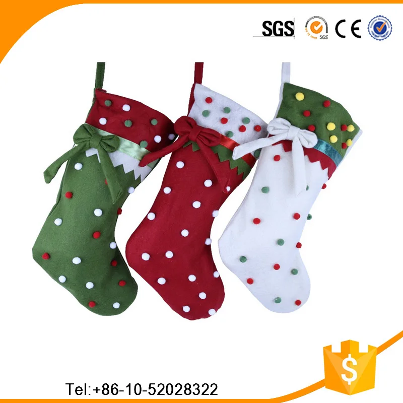 Оптовые рождественские товары, рождественские носки, милые рождественские бархатные подарочные носки, красивые рождественские чулки для украшения дома