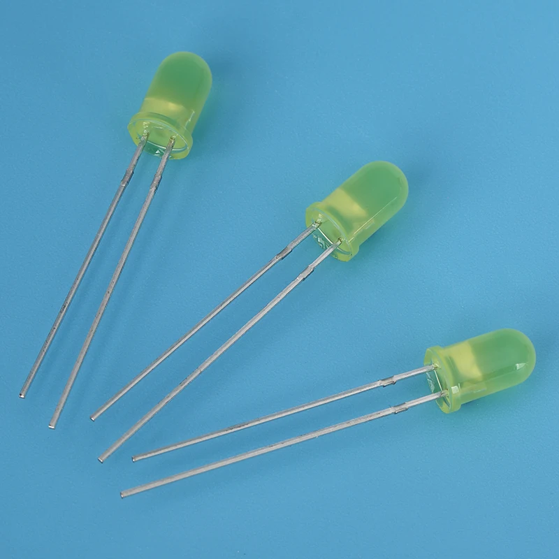 2 пинов 5 мм красный круглый светодиодный светоизлучающий диод для световой индикатор