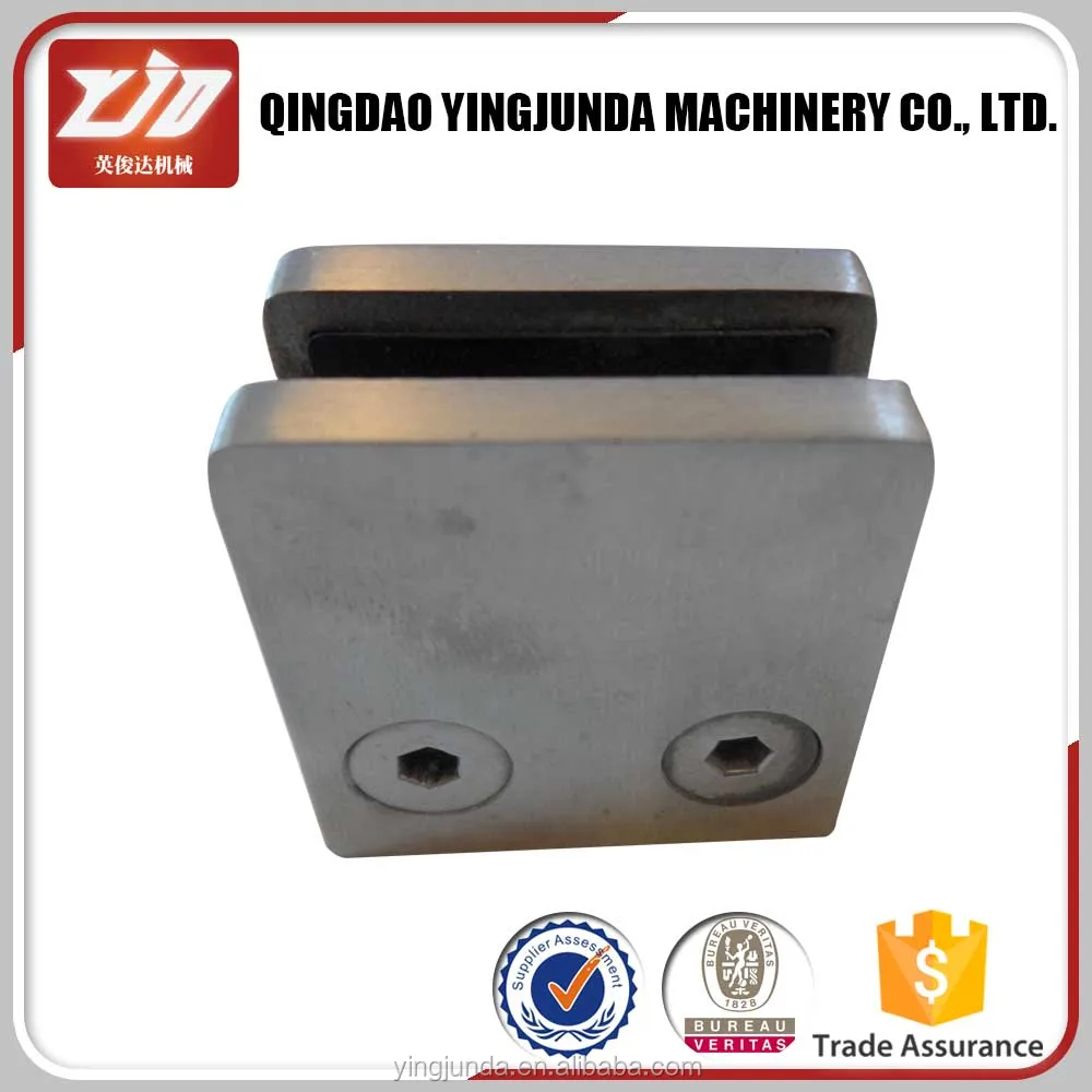 glass fitting accessories glass holding clips stainless steel glass clamp supplier